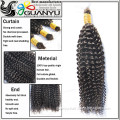 2015 Hot sale unprocessed kinky curly virgin brazilian human hair extension in dubai
